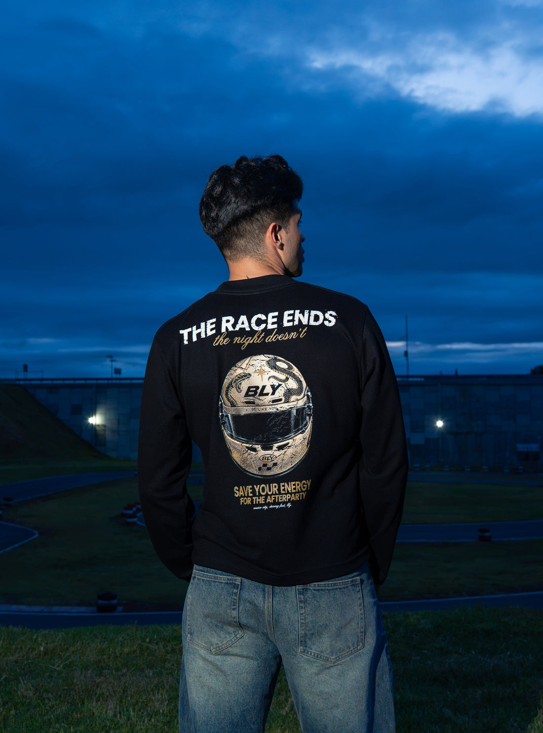 Camiseta manga larga The race